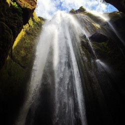 All the waterfalls today!! (at Seljalandsfoss)