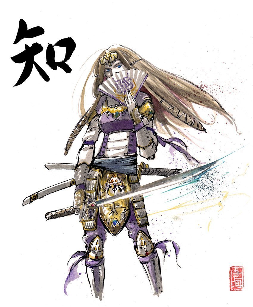 retrogamingblog:  Samurai Legend of Zelda by Myucks Art Studio