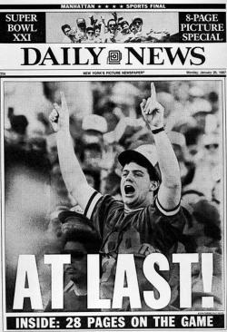 BACK IN THE DAY |1/25/87| NY Giants beat