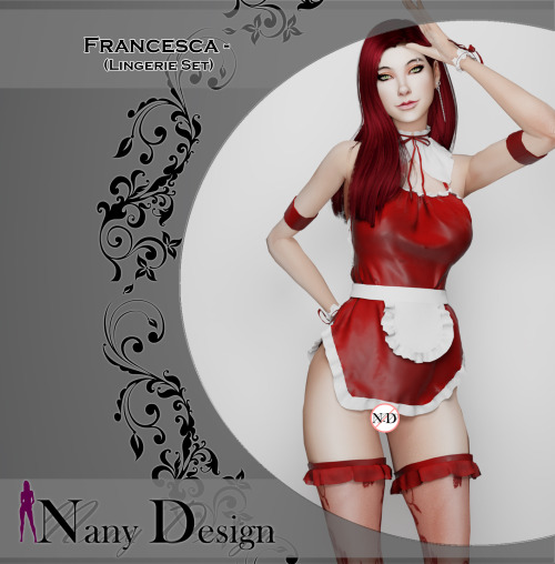  Francesca (Lingerie Set)Base Game Compatible*For Females T / A / YA*Outfit Type:01-Necklace (Neckla