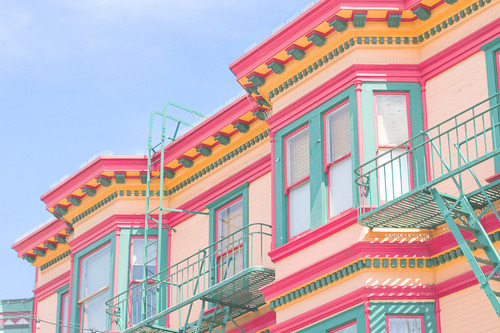 pink & teal
