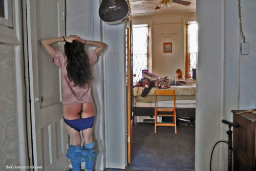 mh27271:AFTER A REALLY REALLY HARD SPANKING MELISSA WAS PUT IN THE CORNER WITH HER PANTIES DOWN AND 