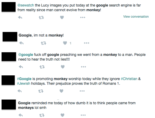 soycrates:  micdotcom:  Creationists are really mad at Google’s doodle today Today’s