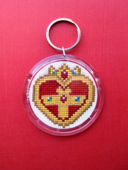 wistfulbird:  New keychain up for sale! Sailor Moon Cosmic Heart Compact