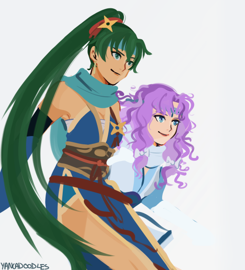 I’m so happy i got the new lyn and florina duo ;-; so here’s a doodle of them 