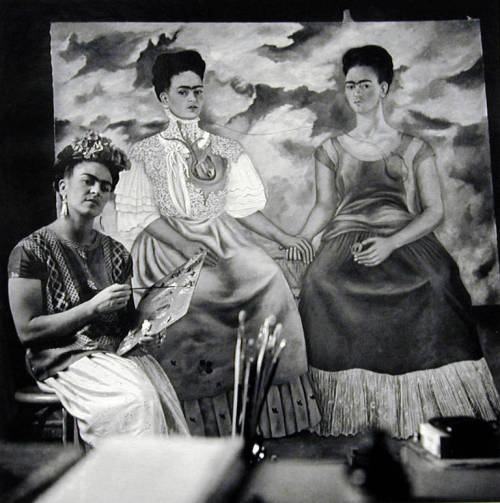 XXX losetheboyfriend:  Frida Kahlo Painting “The photo