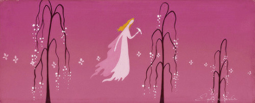 vintagegal:  Concept art by Eyvind Earle for Disney’s Sleeping Beauty (1959) 