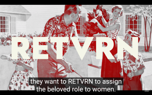 they want to RETVRN to assign the beloved role to women