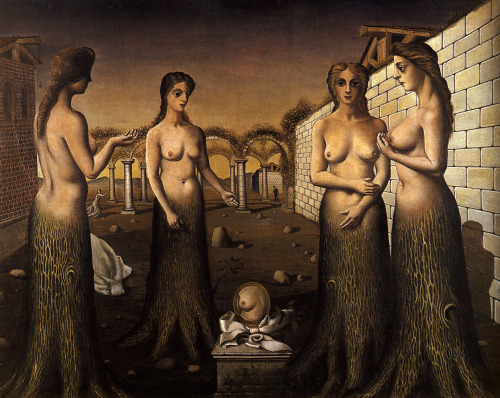 Women-Trees, Paul Delvaux, 1937