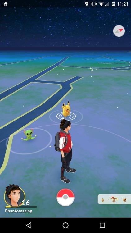 the-star-magus: thatsonofamitch: bestofpokemongo: I can’t believe I found the illusive Caterpi