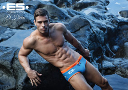sexy-hunks:  Shirtless hunk wear Speedo from Es Collection