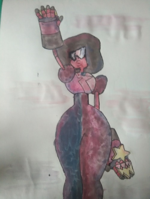 amethystsuart: A very low quality pic of a very low quality piece of art  High quality gem tho  Don’t steal pls lads 