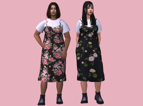 monilisasims:Momma Lisa Conversion - Trust Me Dress x Leather Faux Bootscredit : @vulrien-sims / tri