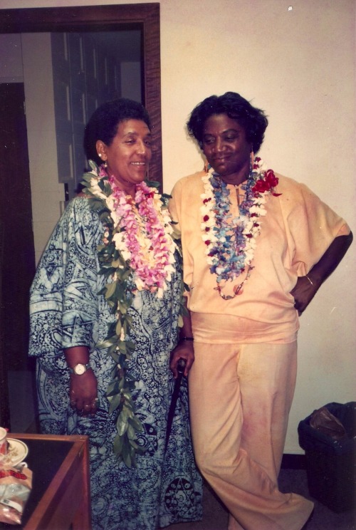 queerasfact: Three photos of Black lesbian writer and activist Audre Lorde and her partner and fello