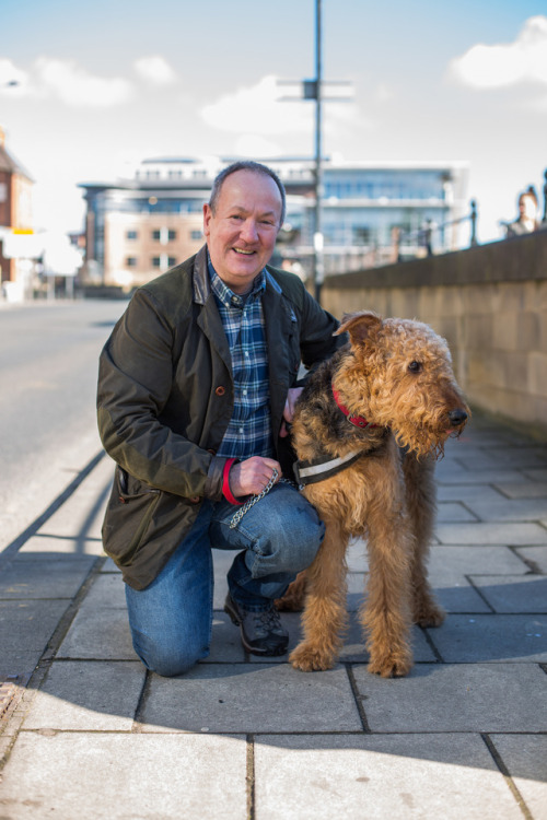 barbourpeople: We bumped into John wearing his Barbour Beacon Sports Wax Jacket - while taking his t