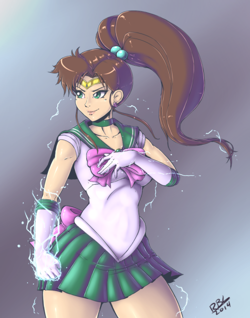 XXX Sailor Jupiter! Redraw of the 1st thing I photo