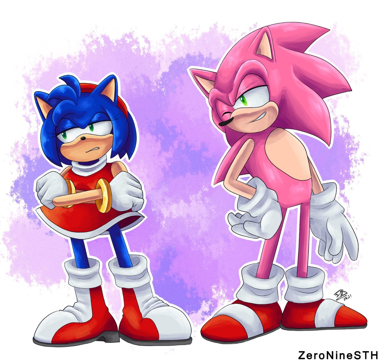 DV (Commissions open!) on X: RT @toonsite: Sonamy Week 2021 - Day 6 ( Classic) #SonAmy #SonamySilvazeweek2021  / X