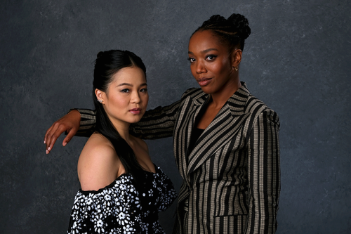 sincerely-jane:Kelly Marie Tran &amp; Naomi Ackie photographed by Chris Pizzello