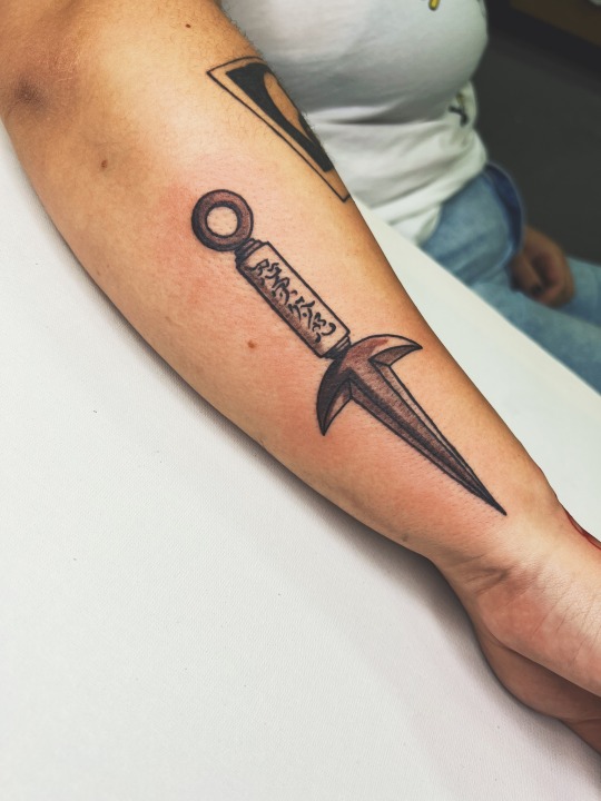 Tattoo uploaded by Felipe Eric • Kunai do Minato Namikaze, pai do