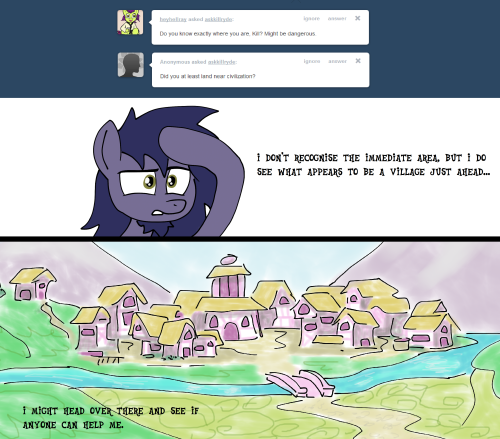 askkillryde:  Hopefully I can find my way back soon!  Hmm, I wonder how Ponyville treats foreigners?