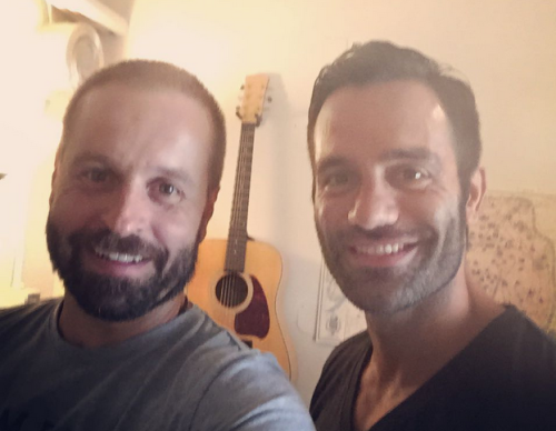 Ramin today with Alfie Boe. Pic from Alfie’s instagram.Great to meet up with Ramin Karimloo to