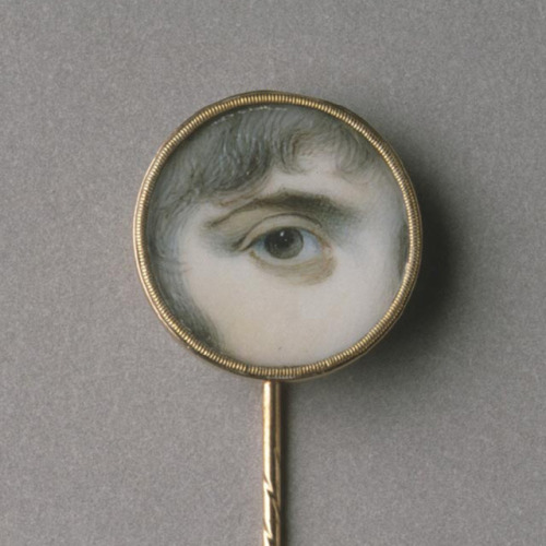 philamuseum:The trend of miniature eye portraits being used as tokens of love originated in 1785 wit