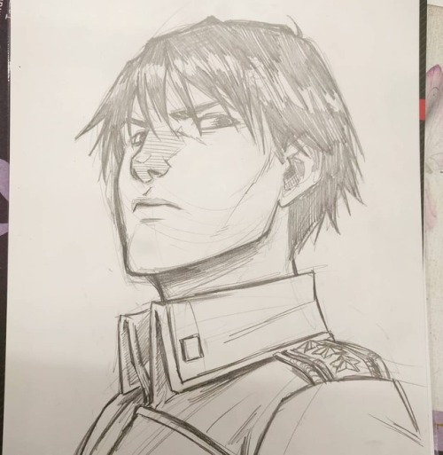Roy Mustang Commission! #Commission #RoyMustang #Roy #FMA #FullMetalAlchemist #Sketch #Pencils #Inst