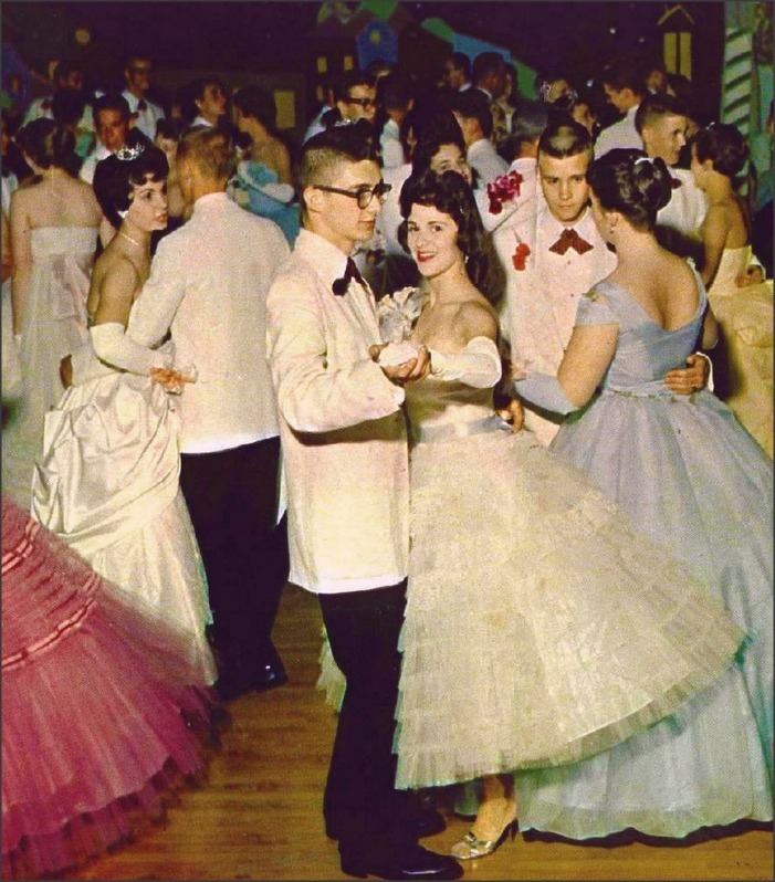1950sunlimited:  Teens, 1959 Prom at Collinsville High, 1959 