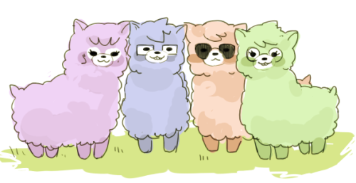 rumminov:    Anonymous asked you: Could you make a group of alpaca Beta kids to go with the Alphas, please?  They’re coming… 