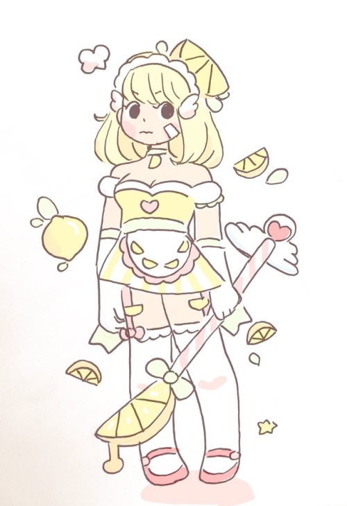 my new lemon magical girl cleo!