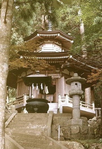 Temple On Kinkazan Island, Not Far From Sendai In Tohoku, Japan