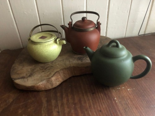 fotoartiste:Yixing Tea Pots-makes wonderful Black or Green Teas, Minerals in the clay from Yixing, C