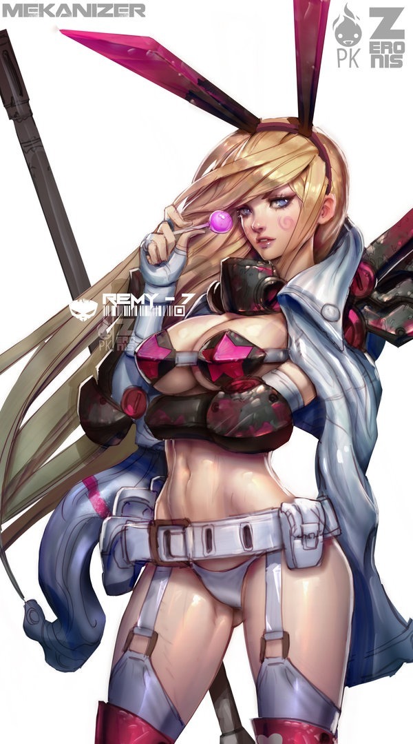 zeronis-pk:  Remy-7 for Mekanizer figurine project with HazardousArts! Please spread