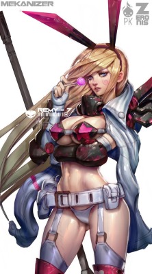 zeronis-pk:  Remy-7 for Mekanizer figurine project with HazardousArts! Please spread the love! &lt;3 