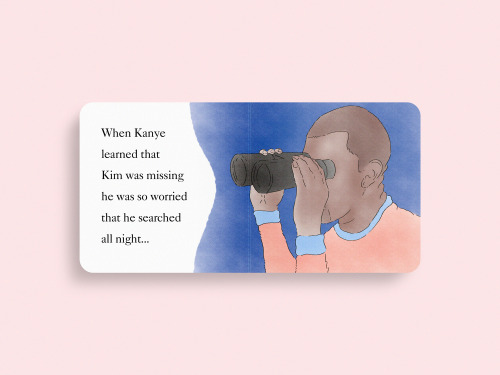 welovekanyewest:  Kanye West’s Bound 2gether child story book.