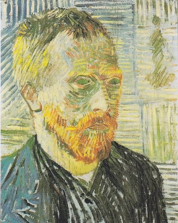 Self-Portrait with Striped Shirt - Egon Schiele | Art