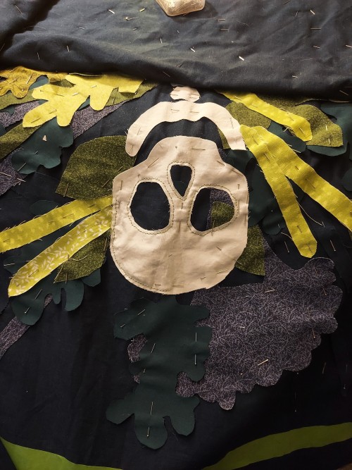 Progress Photos For The Applique Quilt Im Working On. Im Almost Positive I've Chosen The Second Worst