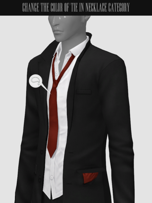 Disheveled Suit (EA’s Suit Edit)- hq compatible - base game compatible- 15 swatches- fullbody- male 