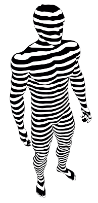 monsieurlabette:    Zebra Man by Mitch Ley