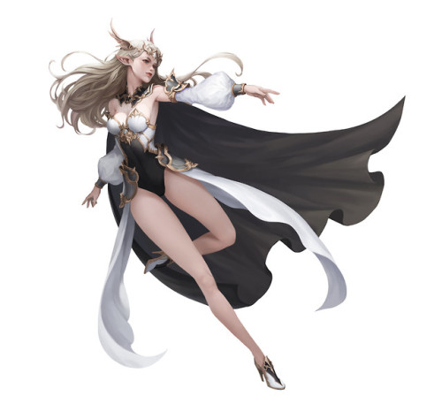 Elf  jiyun lim .www.artstation.com/artwork/GXK4nd
