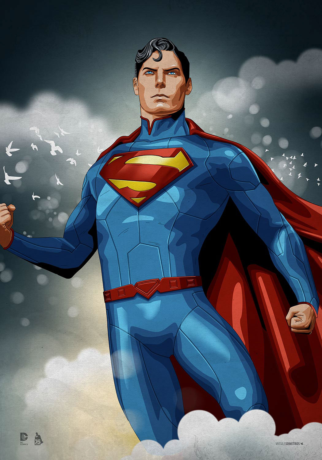 longlivethebat-universe:  DC Trinity by Vassilis Dimitros  