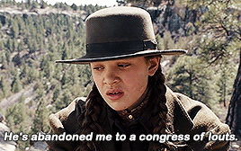 hailesteinfeld:Hailee Steinfeld as Mattie Ross in True Grit (2010)