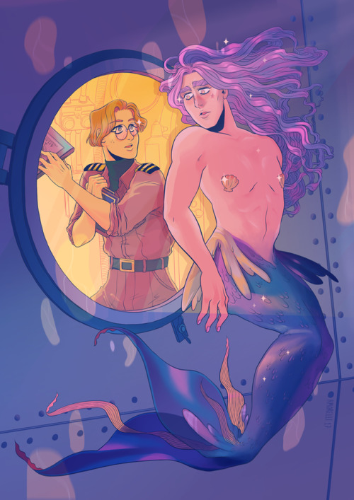 Wanted to do BL mermay but I fucked up and now it’s june? Best part: Shell pasties hands down.