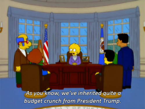 grampasimpson: y’all……. the simpsons predicted a donald trump presidency back in