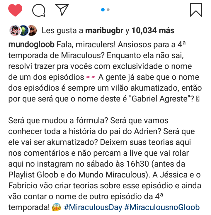 Miraculous Mundo Gloob Reveals The Name Of An Episode From