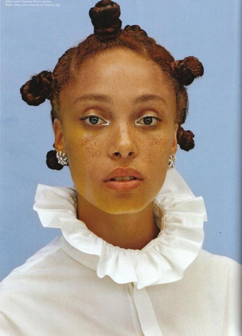tiled:  ‘Sunday Best’ Adwoa Aboah by Vicky Trombetta - Wonderland Magazine 