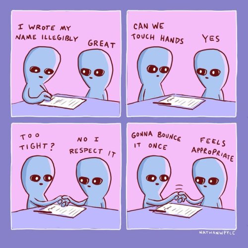 sixpenceee:  These alien comics by Nathan porn pictures
