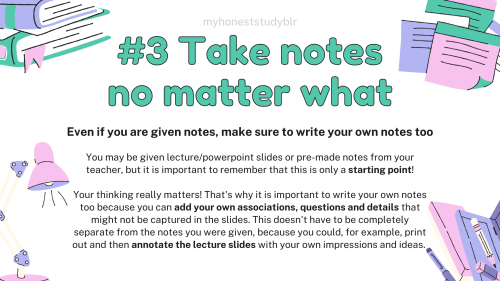 myhoneststudyblr:  my masterpost | my studygram | ask me anything | how to stop procrastinating series [click images for high quality] [transcript under the cut] Other advice posts that may be of interest: All About Procrastination How To Study When You
