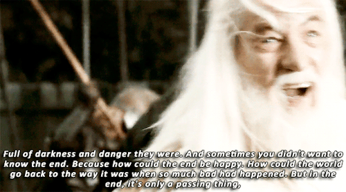 Our Favorites: [Day 15/24] Elises Favorite Quote (Lord Of The Rings) I Cant Do This, Sam. I Know. Its