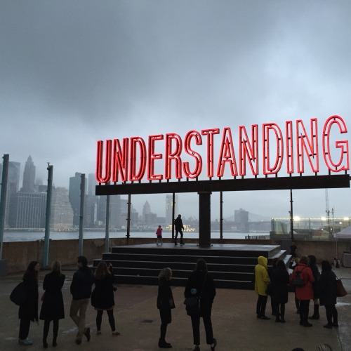 publicartfund: From last week’s preview of Martin Creed: Understanding at Brooklyn Bridge Park